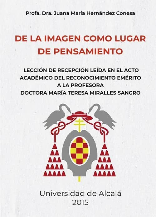 Portada de De la Imagen como lugar de Pensamiento
